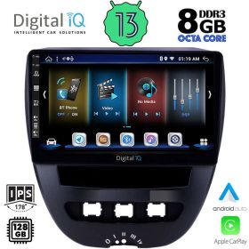 DIGITAL IQ BXD 8707_CPA Мултимедия за кола 10 инча за CITROEN C1-PEUGEOT 107-TOYOTA AYGO 2005-2014