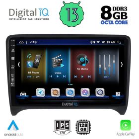 DIGITAL IQ BXD 8009_CPA Мултимедия за кола 9 инча за AUDI TT 2007-2015