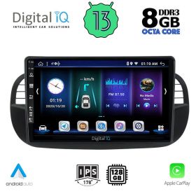 DIGITAL IQ BXD 8130_CPA Мултимедия за кола 9 инча за FIAT 500 2007-2015