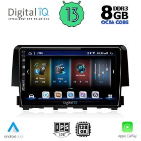DIGITAL IQ BXD 8191_CPA Мултимедия за кола 9 инча за HONDA CIVIC 2016>