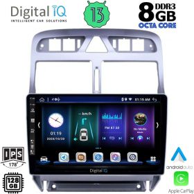 DIGITAL IQ BXD 8512_CPA MULTIMEDIA 9" for PEUGEOT 307 2001-2008
