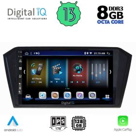 DIGITAL IQ BXD 8750_CPA Мултимедия за кола 10 инча за VW PASSAT 2016>