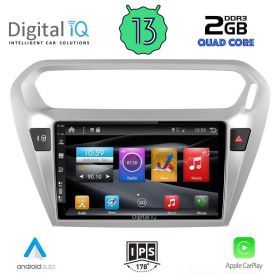 DIGITAL IQ BXH 3511_CPA Мултимедия за кола 9 инча за CITROEN ELYSEE-PEUGEOT 301 2013>