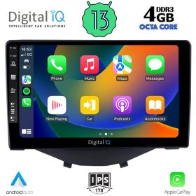 DIGITAL IQ BXD 6715_CPA Мултимедия за кола 9 инча за CITROEN C1-PEUGEOT 108-TOYOTA AYGO 2014> /CLIMA/