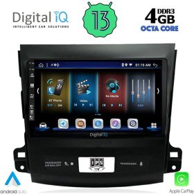 DIGITAL IQ BXD 6442_CPA Мултимедия за кола 9 инча за CITROEN C-CROSSER-MITSUBISHI OUTLANDER-PEUGEOT 4007 2006-2012
