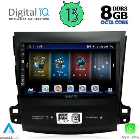 DIGITAL IQ BXD 8442_CPA Мултимедия за кола 9 инча за CITROEN C-CROSSER-MITSUBISHI OUTLANDER-PEUGEOT 4007 2006-2012