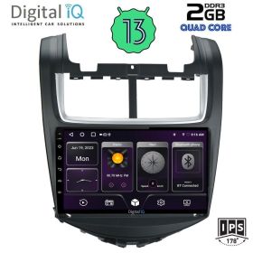 DIGITAL IQ BXB 1075_GPS Мултимедия за кола 9 инча за CHEVROLET AVEO 2014-2017
