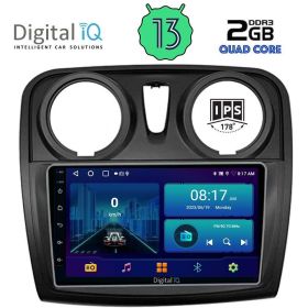 DIGITAL IQ BXB 1108_GPS MULTIMEDIA 9" for DACIA LOGAN-SANDERO 2012-2019