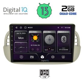 DIGITAL IQ BXB 1130_GPS Мултимедия за кола 9 инча за FIAT 500 2007-2015