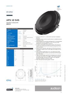 Audison APS 10 S4S