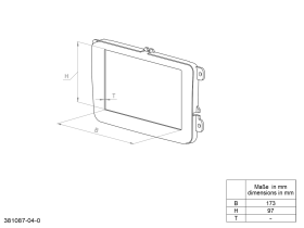 ACV 381087-04 Facia plate 2 DIN GM 