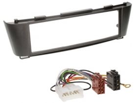 Facia Plate 1-DIN Nissan Almera 03/2000-11/2006 black