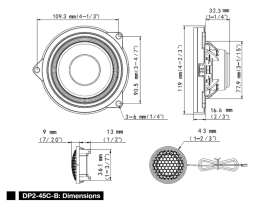 Alpine DP2-45C-B