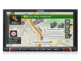 Alpine INE-W710DC 7” Navigation with TomTom maps including trucking feature, compatible with Apple CarPlay and Android Auto - INE-W710DC