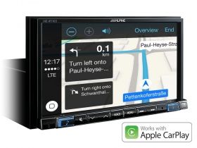 Alpine INE-W710DC 7” Navigation with TomTom maps including trucking feature, compatible with Apple CarPlay and Android Auto - INE-W710DC