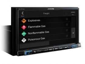 Alpine INE-W710DC 7” Navigation with TomTom maps including trucking feature, compatible with Apple CarPlay and Android Auto - INE-W710DC