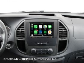 Alpine KIT-802-447 8" инсталационен кит за Mercedes Vito (447)