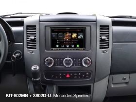 Alpine KIT-802MB 8 inch Installation Kit for Mercedes A-/B-class, Vito/Viano and Sprinter