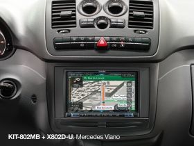 Alpine KIT-802MB 8 inch Installation Kit for Mercedes A-/B-class, Vito/Viano and Sprinter