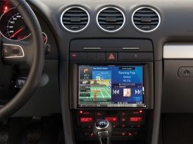 Alpine KIT-8A4 8" монтажен кит с CAN интерфейс и интерфейс за управление от волана за Audi A4 /Seat Exeo