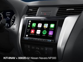 Alpine KIT-8NAV-DX 8" монтажен кит с интерфейс за управление от волана за Nissan Navara NP300