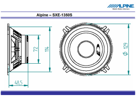 Alpine SXE-1350S