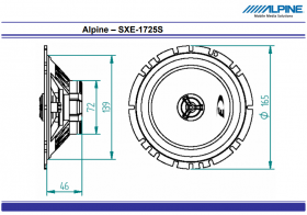 Alpine SXE-1725S