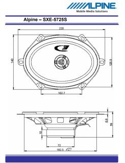 Alpine SXE-5725S
