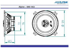 Alpine SXE-13C2