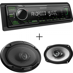Kenwood KMM-105GY + KFC-S6966