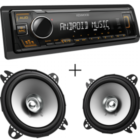 Kenwood KMM-105AY + KFC-S1056