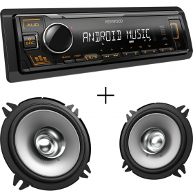 Kenwood KMM-105AY + KFC-S1356