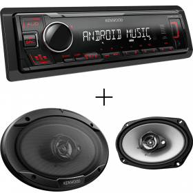Kenwood KMM-105RY + KFC-S6966
