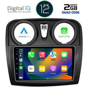 DIGITAL IQ RSB 2108_CPA Мултимедия за кола 9 инча за DACIA LOGAN – SANDERO 2012-2019