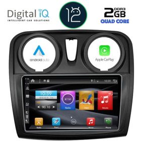 DIGITAL IQ BXH 3108_CPA Мултимедия за кола 9 инча за DACIA LOGAN – SANDERO mod. 2012-2019