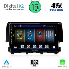 DIGITAL IQ BXD 6191_CPA Мултимедия за кола 9 инча за HONDA CIVIC 2016>