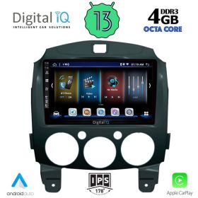 DIGITAL IQ BXD 6361_CPA Мултимедия за кола 9 инча за MAZDA 2 2007-2014