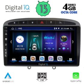 DIGITAL IQ BXD 6513_CPA MULTIMEDIA 9" for PEUGEOT 308 2007-2012