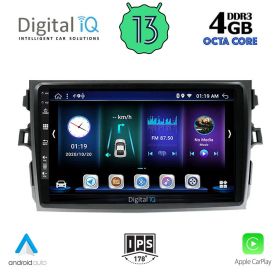 DIGITAL IQ BXD 6713_CPA MULTIMEDIA 9" for TOYOTA COROLLA 4D 2006-2012