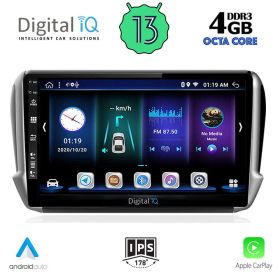 DIGITAL IQ BXD 6508_CPA MULTIMEDIA 10" for PEUGEOT 208-2008 2012-2021