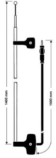 Hirschmann HIT AUTA 330 Pillar Mount Antenna